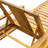 Acacia Wood Adjustable Backrest Outdoor Lounge Chair, Suitable for Gardens, Terraces, and Poolside Areas-599938602