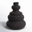 Seagrass Handmade Wrapped Decorative Vase with Abstract Bubble Shape-168454068