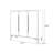 White Aluminum Shoe Storage