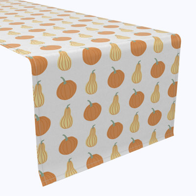 Table Runner, 100% Cotton, Pastel Pumpkins