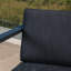 Chat 3 pièces en aluminium rouille gris foncé - Coussins pour patio et cour arrière