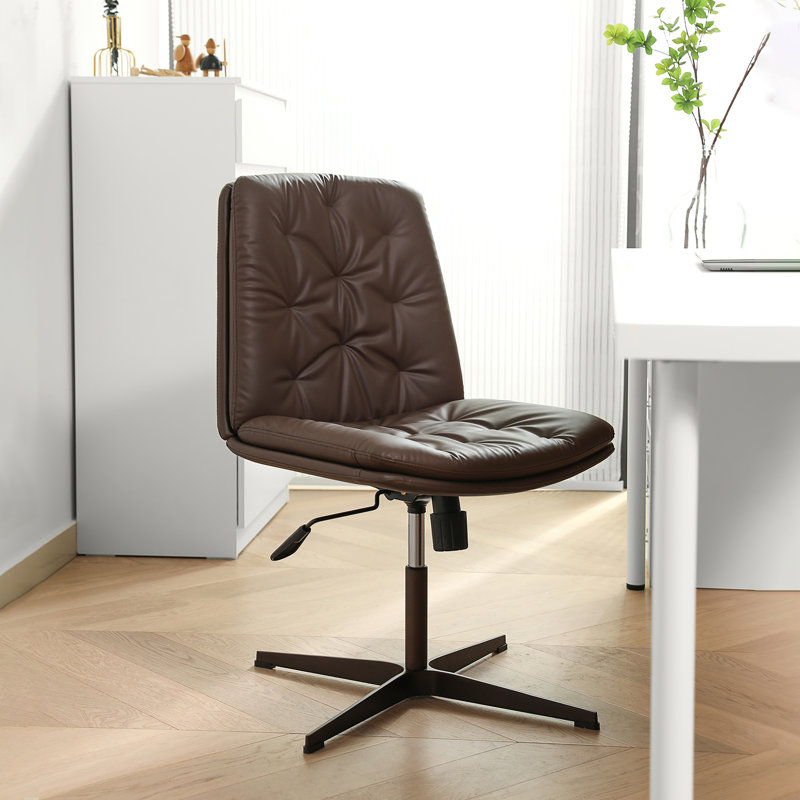 Jhovan Microfiber / Microsuede Task Chair, Brown