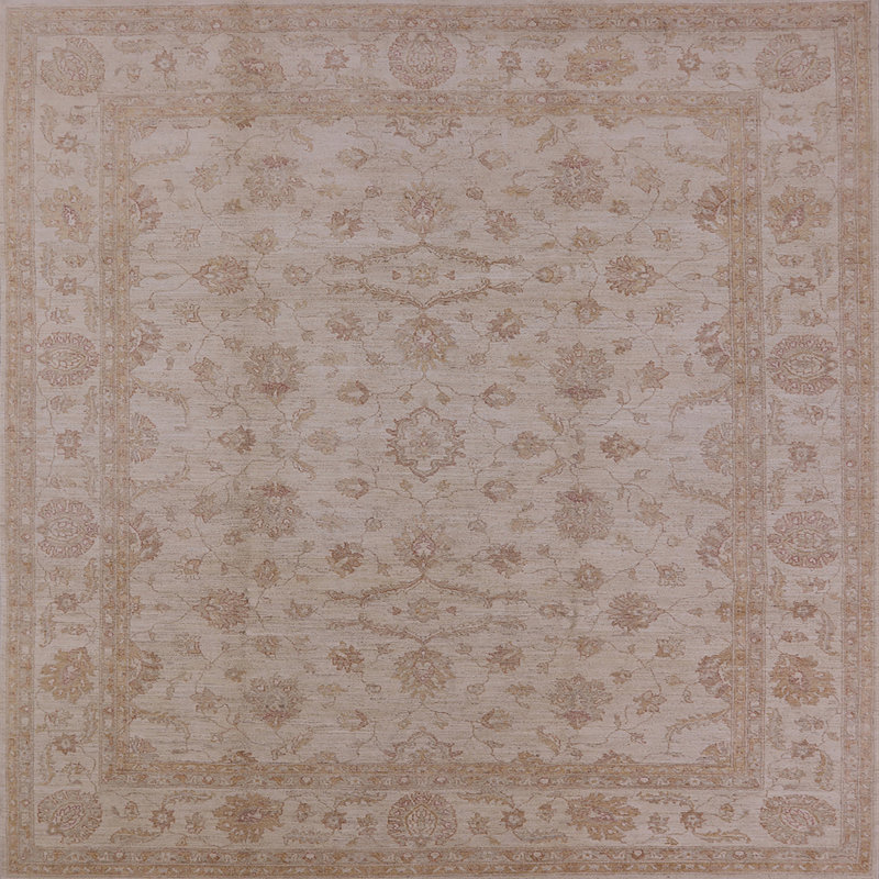 Tapis brun Corin, Carré 7 pi
