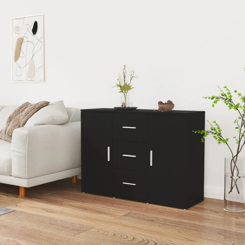 Lovice 91cm Sideboard, Black