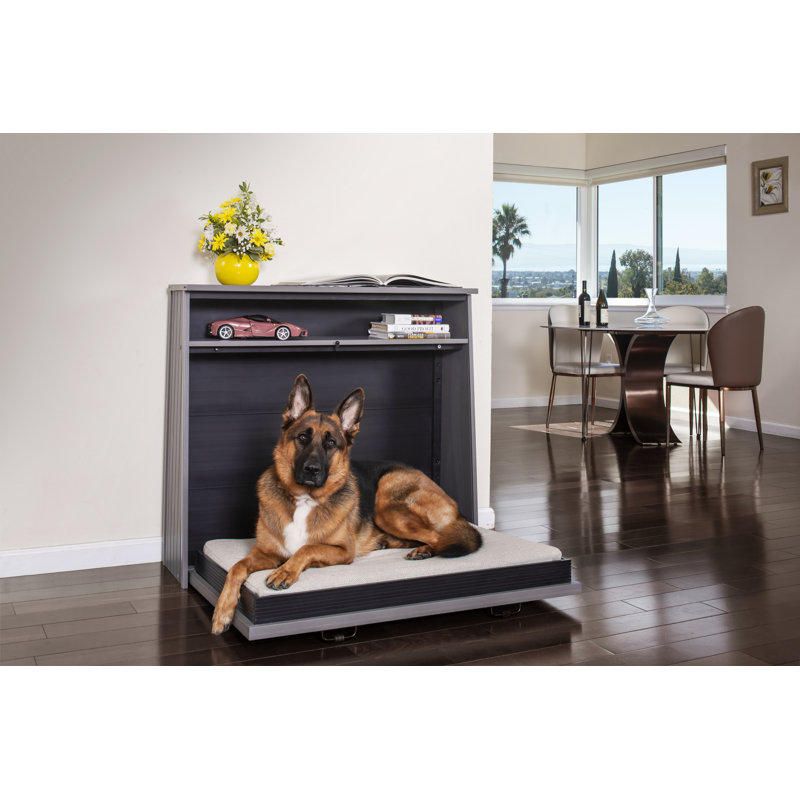 Lit escamotable pour chien New Age Pet, Gris