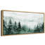 Paysage de forêt boisée, forêt brumeuse, aquarelle, paysage naturel-94945966-111176053