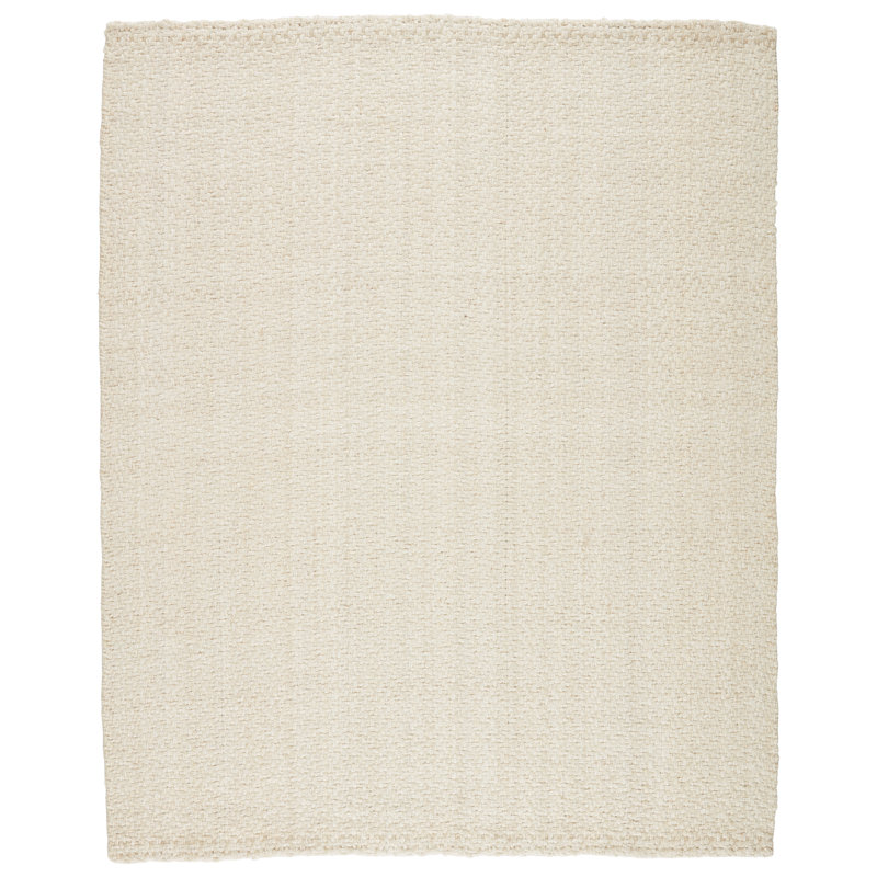 Tapis blanc uni Jaipur Living Naturals Tobago (5 pi x 8 pi), Rectangle 5 pi x 8 pi