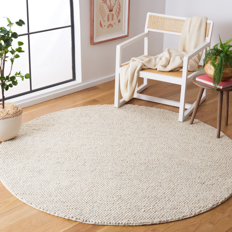 Hand Woven Area Rug, Round 183 cm