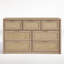 134 cm W Chest of 7 Drawers-2124490694
