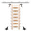 Échelle de roue amovible en bois 7,06 pi Red Oak-517074357-517074367-517074360