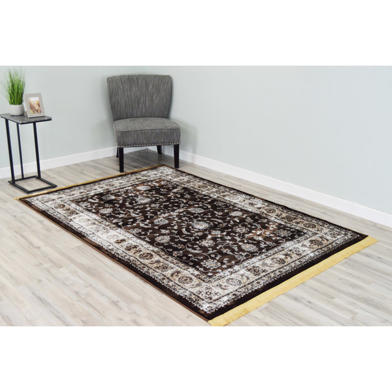 Darwen Performance Oriental Indoor Rug, Rectangle 5'2" x 7'5"