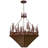 Rustic Lodge 9 - Light Rust Unique/Statement Pendant