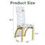 Airi Modern Minimalist Ergonomic Design Dining Chairs with Durable Metal Frame-125177284-125177285-125177287