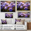 «Violets Field At Sunrise I», reproduction sur toile-665205499-665205498