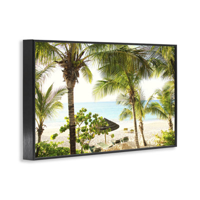«Tropical Beach Resort», estampe numérique par Susan Bryant