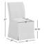 Frances Slipcover Dining Chair In Delphine Slate-124945412