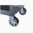 4 DRAWERS MULTIFUNCTIONAL TOOL CART WITH WHEELS AND WOODEN TOP