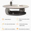Table basse simple en marbre ovale-122914006