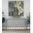 Tring Metal Geometric Silver Console Table with Mirrored Glass Top