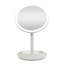 Briellah Round Floor Mirror with Shelves