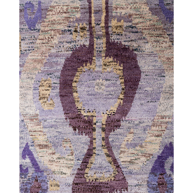 Overdyed One-of-a-Kind 9' 0" X 12' 3" Hand Knotted Area Rug
