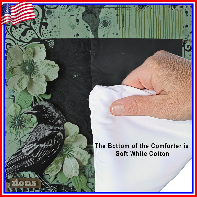 Bird Bedding Nature Comforter Bohemian Boho, Twin Extra Long