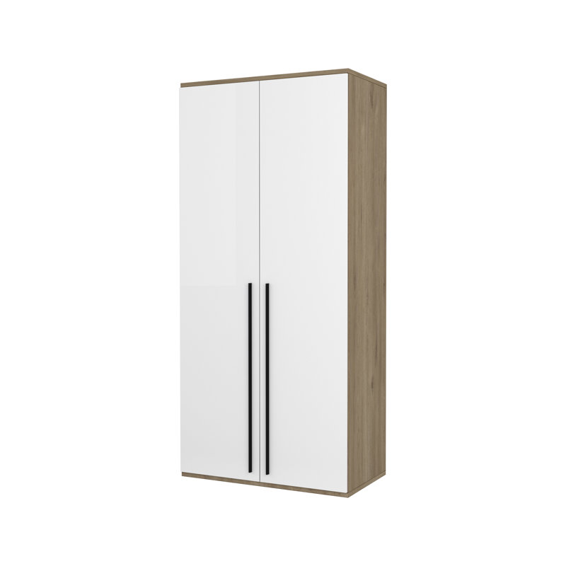 Jazmane 2 Door Manufactured Wood Wardrobe
