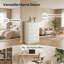 Commode 6 tiroirs pour chambre à coucher, commode haute pour chambre à coucher, commode moderne avec poignées dissimulées, armoire de rangement verticale en bois pour chambre à coucher, salon, entrée-1971021185