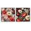 Williamstown - Ensemble de 2 collages floraux carrés-101848715-101848714