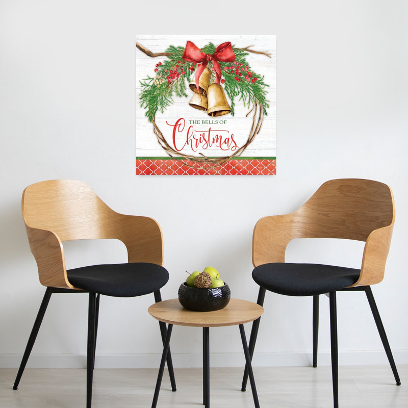 The Bells Of Christmas, art contemporain, H 24 po x l 24 po