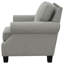 Chaise Marlon Grey avec garniture cloutée