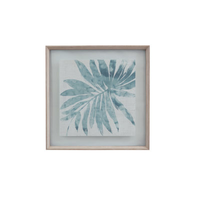 Impression sur toile Burlap Ocean Palm