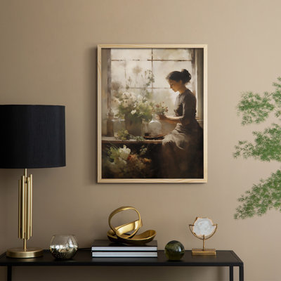 Reproduction encadrée WOMEN Series CDXIV - bois massif