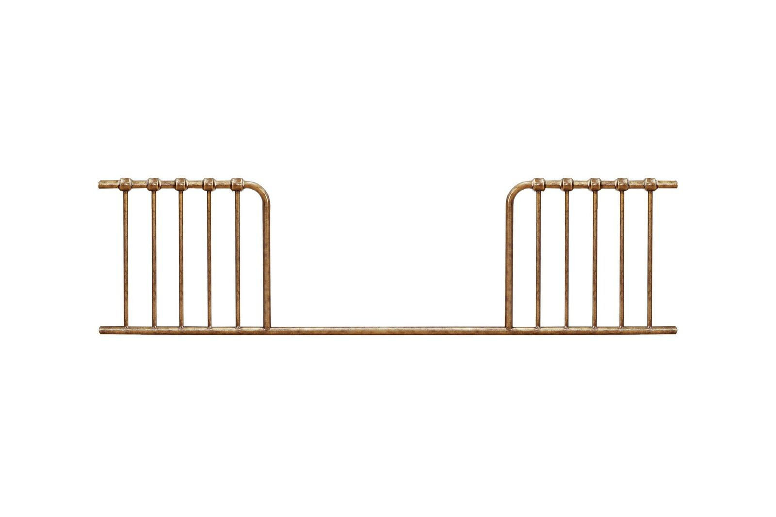 Abigail Toddler Bed Rail, Vintage Gold