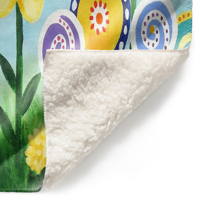 Couverture de jardin fleur , 51 po x 60 po