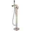 Robinet de baignoire autoportant avec douche à main-110871799