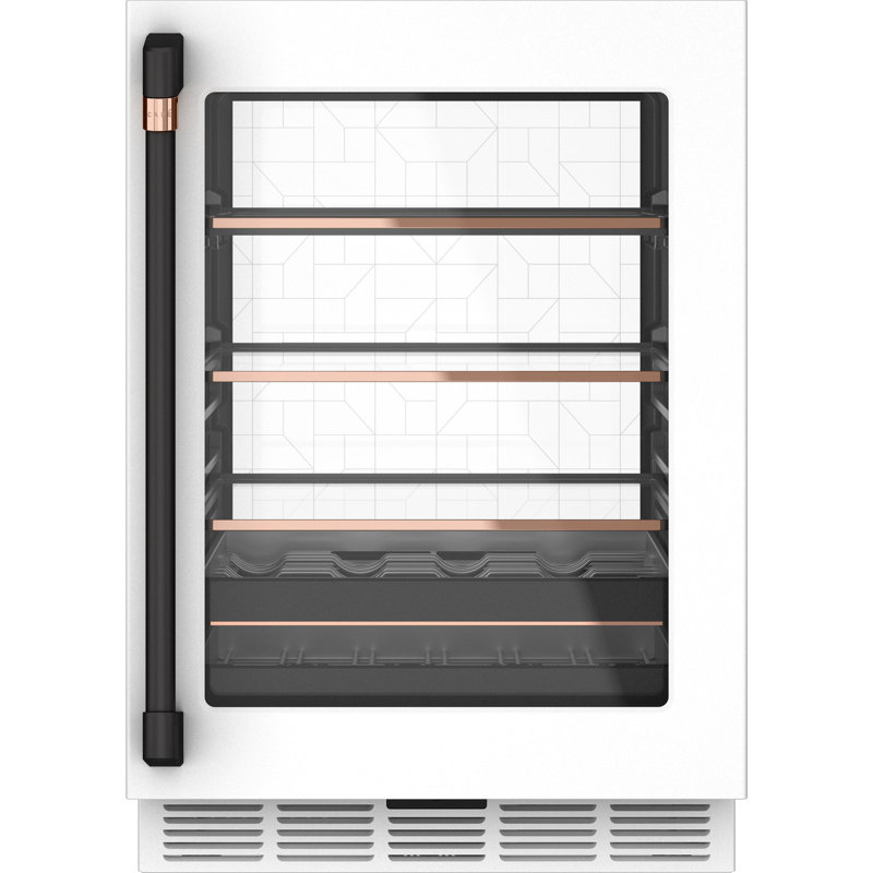 Undercounter Refrigerator Bar Pull, Flat Black