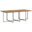  Ensemble de salle à manger de jardin pliable en rotin PE gris et brun 8 places