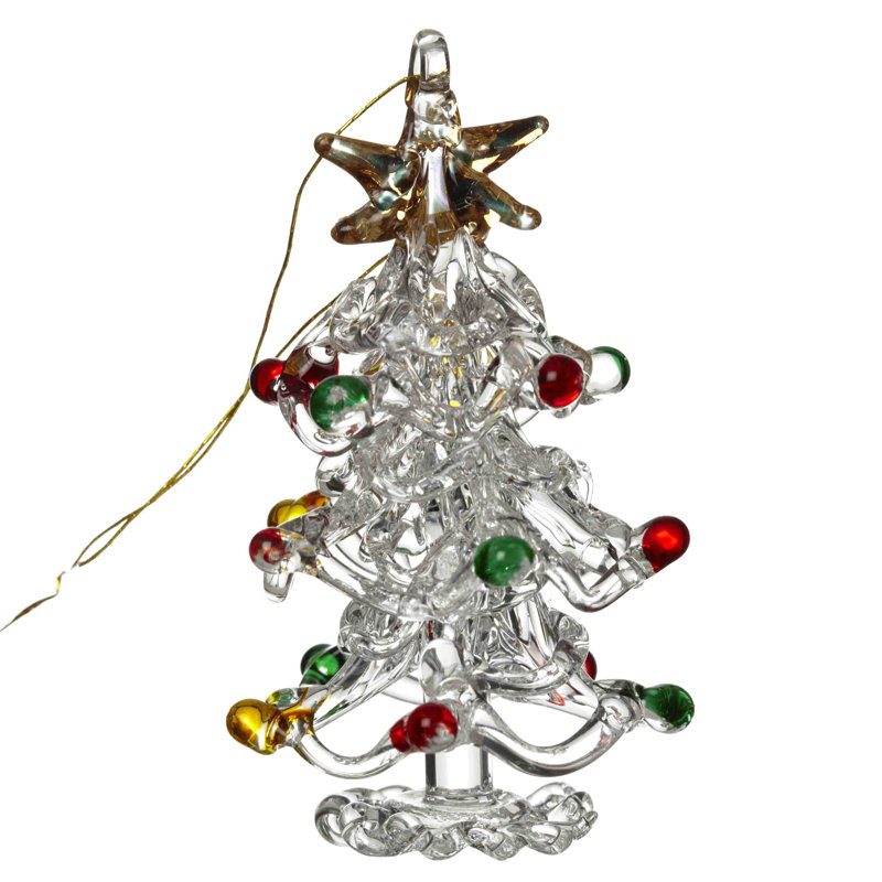5cm Glass Hanging Figurine Ornament