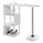 Bar Table Bar Table Bar Table With Shelf MDF Metal-1969413119
