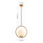 Luminaire suspendu sphère 1 lumière Wynton