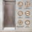 32-33.9 in. W x 72 in. H Pivot Swing Frameless Shower Door with Clear SGCC Tempered Glass-117010708