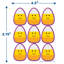 Eureka Candy Corn Giant Stickers, 36 Per Pack, 12 Packs