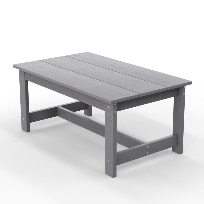 HDPE-Outdoor Coffee Table, Gray