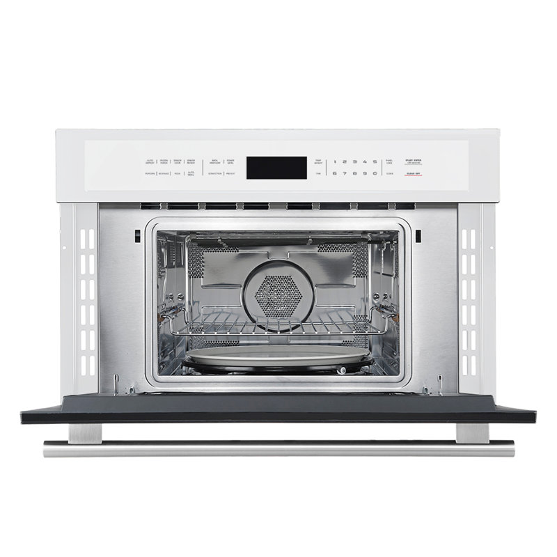 Oliena Espresso White 30 Inch Built-In Microwave Convection Oven, 1.6 cu.ft., 1000W/1750W