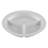GET Melamine 3- Compartment Deep Divided Plates, 9" (Set of 12)-113872428