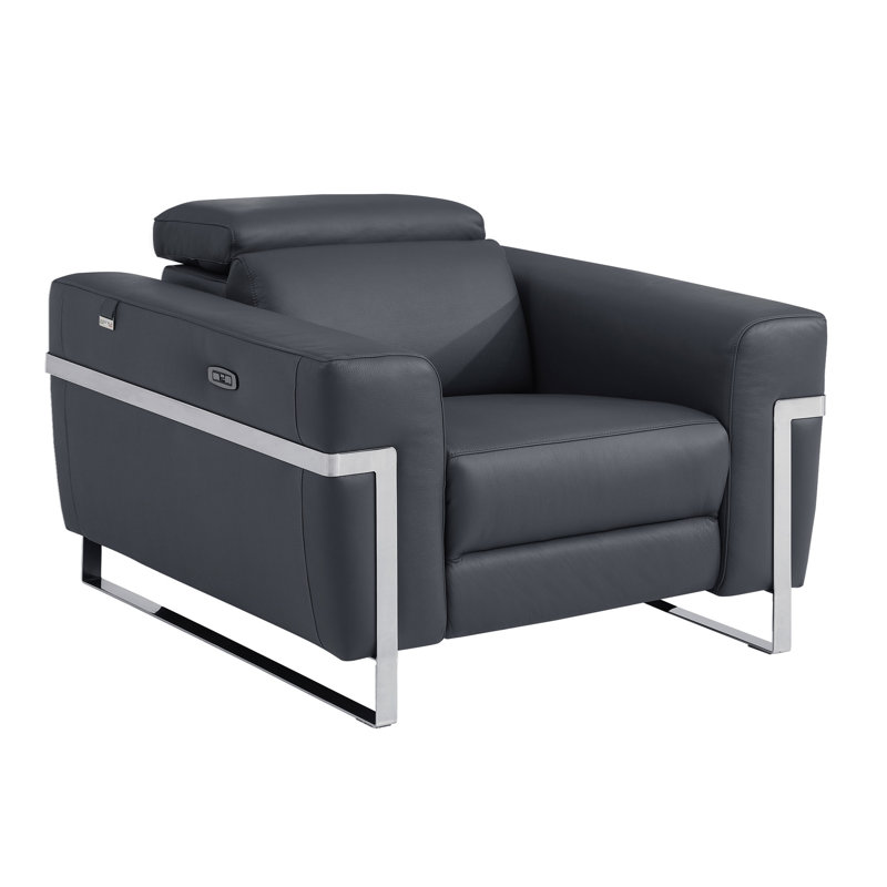 Global United avec fauteuil inclinable électrique, Gris foncé