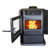 3000 Square Feet Direct Vent Freestanding Wood Pellets Stove with Blower and with Adjustable Thermostat