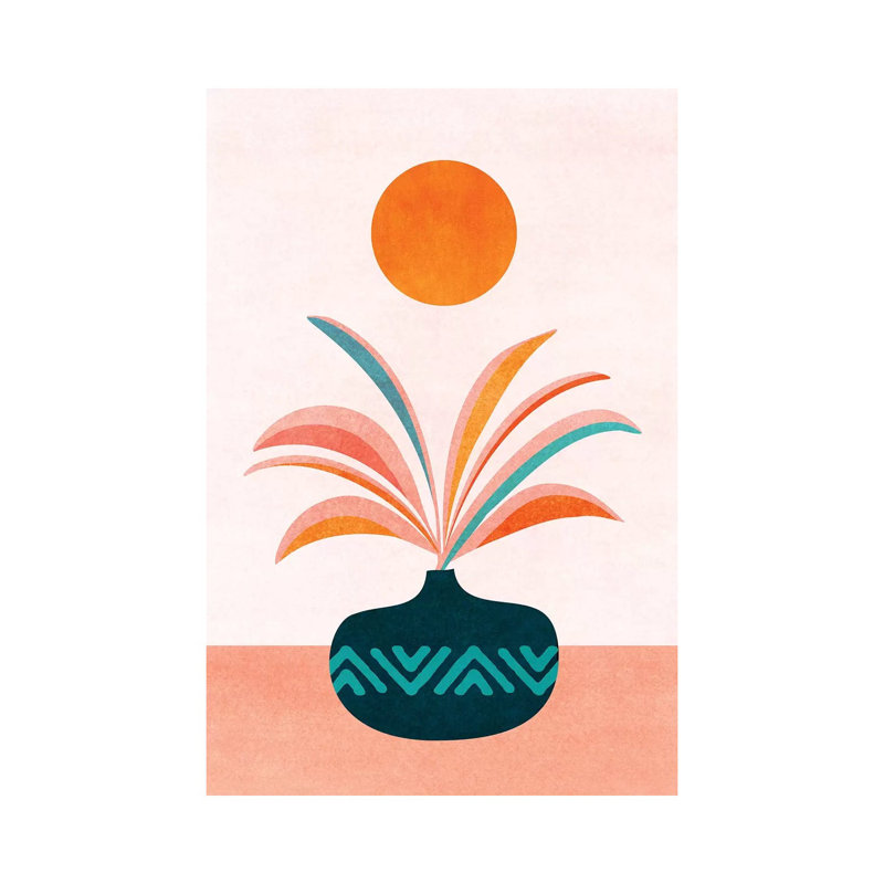 Sun Worship - Print on Canvas, Wrapped Canvas, 20.32 cm H x 30.48 cm W