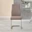 Edzard Double Pedestal High Gloss Dining Table Set with 6 Luxury Faux Leather Dining Chairs-86236424